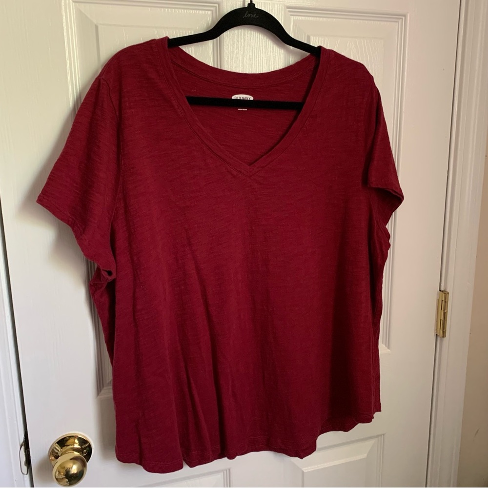Old Navy xxl t-shirt burgundy